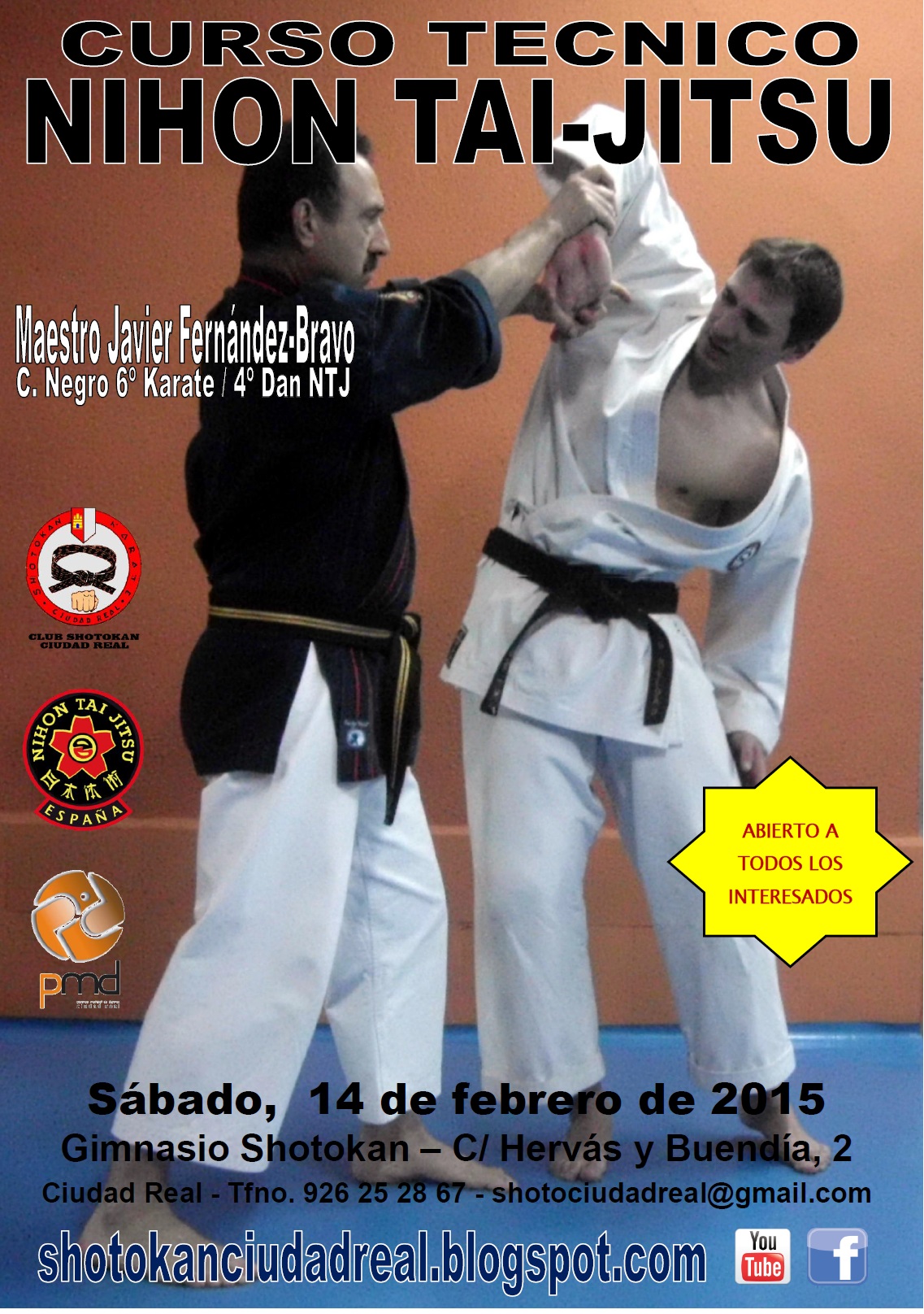Cartel Curso Regional NTJ 2015 - Ciudad Real 14-02-15